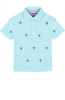 Хлопковое поло с вышивкой Polo Ralph Lauren