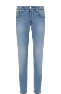 Джинсы прямого кроя с потертостями Sartoria Tramarossa