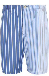 Хлопковые шорты в полоску Marni