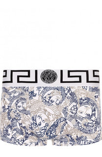 Боксеры из вискозы с широкой резинкой Versace