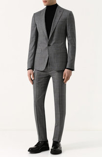 Шерстяной костюм в клетку Dsquared2