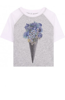 Хлопковая футболка с принтом Stella McCartney