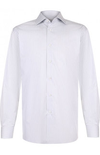 Хлопковая сорочка с воротником кент Brioni