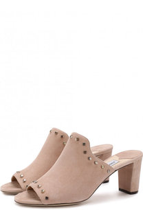 Замшевые мюли Myla 65 с заклепками Jimmy Choo
