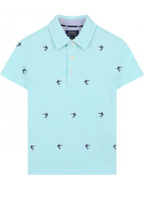 Хлопковое поло с вышивкой Polo Ralph Lauren