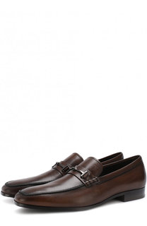 Кожаные лоферы с пряжкой Tod’s Tods