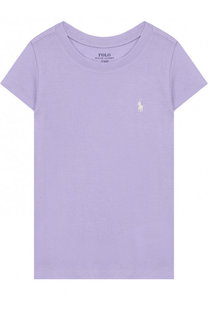Футболка джерси с логотипом бренда Polo Ralph Lauren