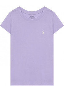 Футболка джерси с логотипом бренда Polo Ralph Lauren