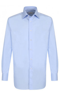 Хлопковая сорочка с воротником кент Brioni