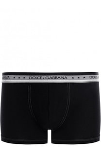 Хлопковые боксеры с широкой резинкой Dolce &amp; Gabbana