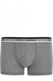 Хлопковые боксеры с широкой резинкой Dolce &amp; Gabbana