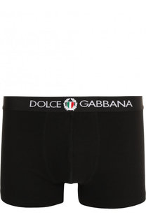 Хлопковые боксеры с широкой резинкой Dolce &amp; Gabbana