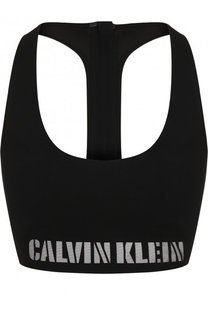 Спортивный бюстгальтер с логотипом бренда Calvin Klein Underwear