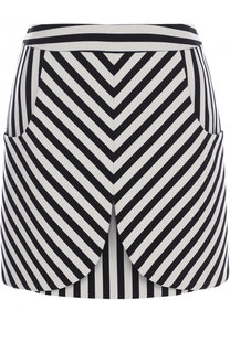 Мини-юбка с контрастную полоску Dolce &amp; Gabbana