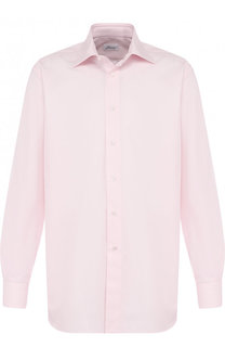 Хлопковая сорочка с воротником кент Brioni