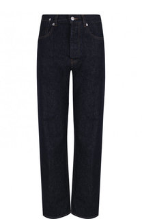 Однотонные джинсы с контрастной прострочкой Dries Van Noten