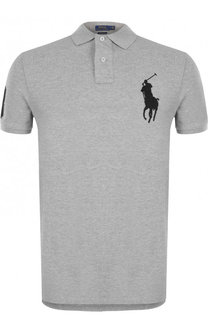 Хлопковое поло с короткими рукавами Polo Ralph Lauren