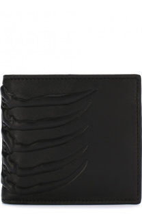 Кожаное портмоне с отделениями для кредитных карт Alexander McQueen