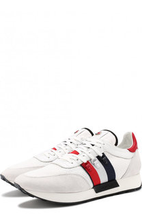 Комбинированные кроссовки Horace Scarpa Moncler