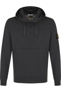 Однотонное хлопковое худи Stone Island