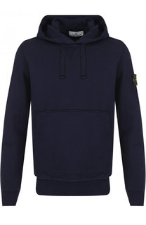 Однотонное хлопковое худи Stone Island