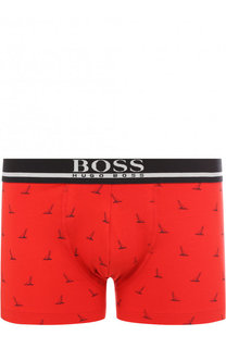 Хлопковые боксеры с широкой резинкой BOSS