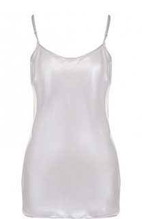 Однотонный топ из полиэстера Escada Sport