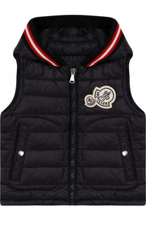 Пуховой жилет с капюшоном Moncler Enfant