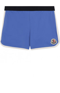 Плавки-шорты с логотипом бренда Moncler Enfant