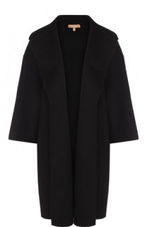 Однотонное пальто свободного кроя с укороченным рукавом Michael Kors Collection