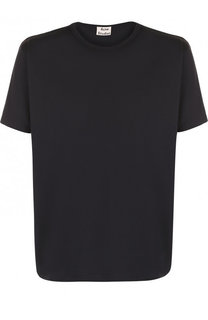 Хлопковая футболка с круглым вырезом Acne Studios