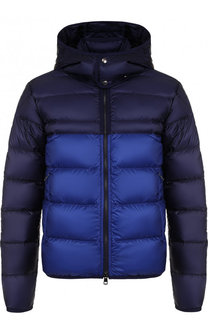 Пуховая куртка Brech на молнии с капюшоном Moncler