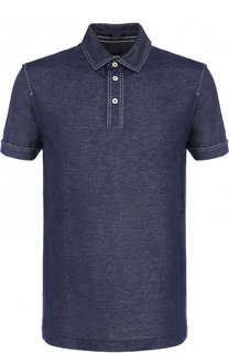 Хлопковое поло с короткими рукавами BOSS