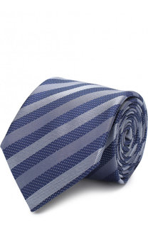 Шелковый галстук в полоску BOSS