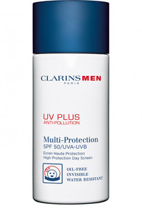 Защитный флюид-экран для мужчин UV Plus Anti-Pollution SPF 50 Clarins