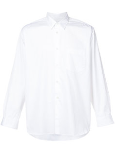 рубашка с нагрудным карманом и закругленным подолом Comme Des Garçons Shirt