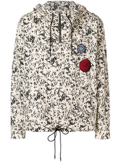 printed hooded windbreaker  Cédric Charlier