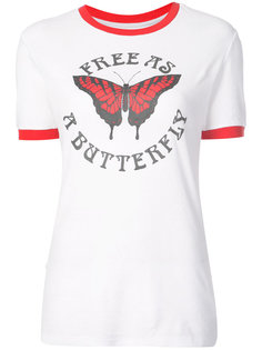 футболка Free as a Butterfly Off-White