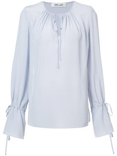 блузка с завязками на груди Dvf Diane Von Furstenberg