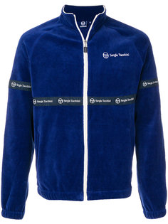 embroidered velour track top  Sergio Tacchini
