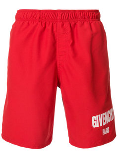logo patch swim shorts Givenchy
