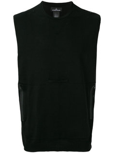 sleeveless fitted sweatshirt Stone Island Shadow Project