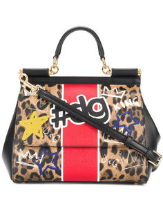 medium Sicily leopard print tote Dolce &amp; Gabbana