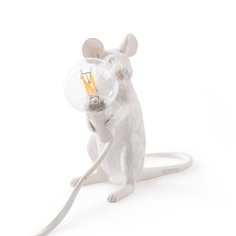 Настольная лампа "Mouse Lamp Sitting" Seletti