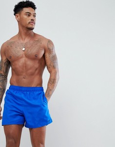 Синие короткие шорты для плавания Nike Exclusive Volley NESS8509-416 - Синий