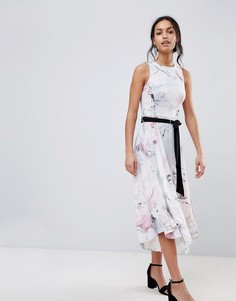 Мягкое свободное платье с цветочным принтом Coast - Мульти