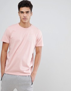 Футболка с логотипом на груди Jack &amp; Jones Originals - Розовый