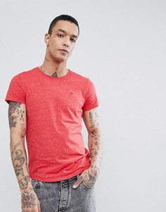 Красная меланжевая футболка Tommy Jeans - Красный