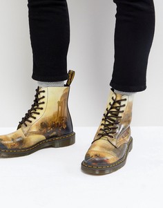 Ботинки с 8 парами люверсов Dr.Martens William Turner - Черный