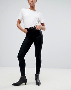 Черные джинсы с покрытием ASOS DESIGN Sculpt Me - Черный